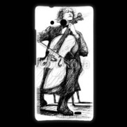 Coque Huawei Ascend Mate Violonceliste