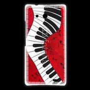 Coque Huawei Ascend Mate Abstract piano 2
