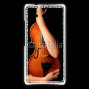 Coque Huawei Ascend Mate Amour de violon