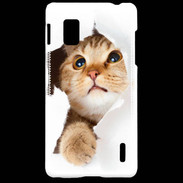 Coque LG Optimus G Chaton caché