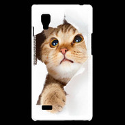 Coque LG Optimus L9 Chaton caché