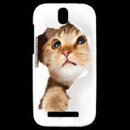 Coque HTC One SV Chaton caché