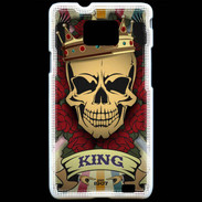 Coque Samsung Galaxy S2 Roi tête de mort