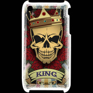 Coque iPhone 3G / 3GS Roi tête de mort