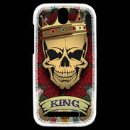 Coque HTC One SV Roi tête de mort