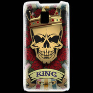 Coque LG P990 Roi tête de mort