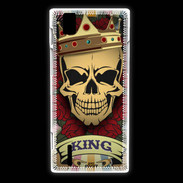 Coque Huawei Ascend P2 Roi tête de mort