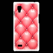 Coque LG Optimus L9 Capitonnage Rose