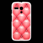 Coque Motorola G Capitonnage Rose