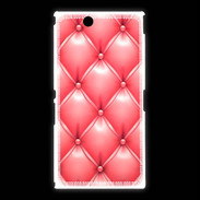 Coque Sony Xpéria Z Ultra Capitonnage Rose