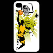 Coque iPhone 4 / iPhone 4S Basketteur en dessin