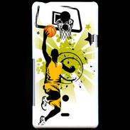 Coque Sony Xperia T Basketteur en dessin