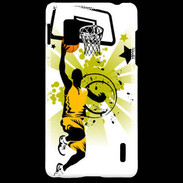 Coque LG Optimus G Basketteur en dessin