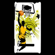 Coque HTC Windows Phone 8S Basketteur en dessin