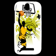 Coque HTC One SV Basketteur en dessin