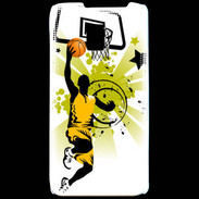 Coque LG P990 Basketteur en dessin