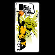 Coque Huawei Ascend P2 Basketteur en dessin