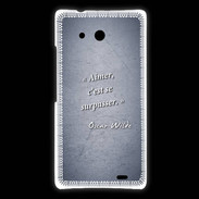 Coque Huawei Ascend Mate Aimer Bleu Citation Oscar Wilde