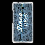 Coque Huawei Ascend Mate Since crane bleu 1995