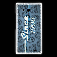 Coque Huawei Ascend Mate Since crane bleu 1996