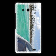 Coque Huawei Ascend Mate Bord de plage en bateau