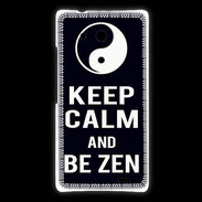 Coque Huawei Ascend Mate Keep Calm Be Zen Noir