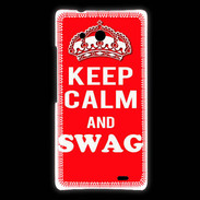 Coque Huawei Ascend Mate Keep Calm Swag Rouge