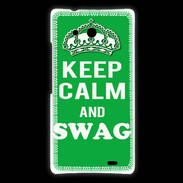 Coque Huawei Ascend Mate Keep Calm Swag Vert