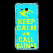 Coque Huawei Ascend Mate Keep Calm Batman Cyan