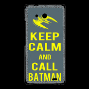 Coque Huawei Ascend Mate Keep Calm Call Batman Gris