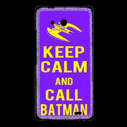 Coque Huawei Ascend Mate Keep Calm Call Batman Violet