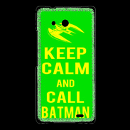 Coque Huawei Ascend Mate Keep Calm Call Batman Vert