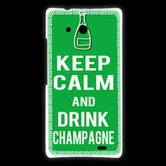 Coque Huawei Ascend Mate Keep Calm Drink champagne Vert
