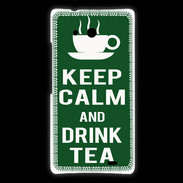 Coque Huawei Ascend Mate Keep Calm Drink Tea Vert