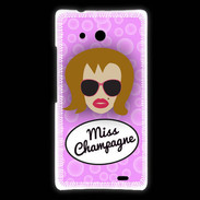 Coque Huawei Ascend Mate Miss Champagne Rousse