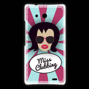 Coque Huawei Ascend Mate Miss Clubbing Brune