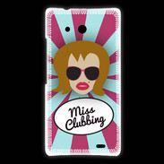 Coque Huawei Ascend Mate Miss Clubbing Rousse