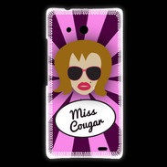 Coque Huawei Ascend Mate Miss Cougar Rousse