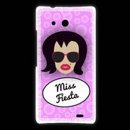 Coque Huawei Ascend Mate Miss Fiesta Brune
