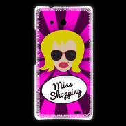 Coque Huawei Ascend Mate Miss Shopping Blonde