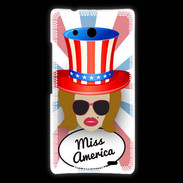 Coque Huawei Ascend Mate Miss USA Rousse