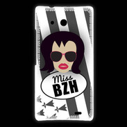 Coque Huawei Ascend Mate Miss Bretagne Brune