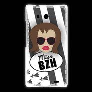 Coque Huawei Ascend Mate Miss Bretagne Chatain