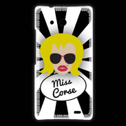 Coque Huawei Ascend Mate Miss Corse Blonde