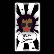 Coque Huawei Ascend Mate Miss Corse Black
