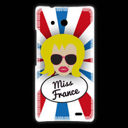 Coque Huawei Ascend Mate Miss France Blonde