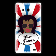 Coque Huawei Ascend Mate Miss France Black