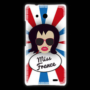 Coque Huawei Ascend Mate Miss France Brune