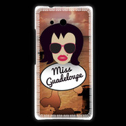 Coque Huawei Ascend Mate Miss Guadeloupe Brune