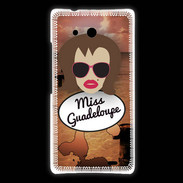 Coque Huawei Ascend Mate Miss Guadeloupe Chatain